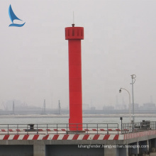 Steel made onshore marine beacon towers